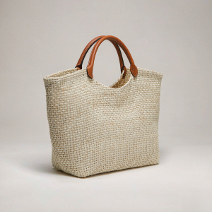Anse Raffia Woven Tote Anse Raffia Woven Tote - Taiguo women's leather handbag