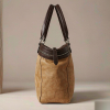 Vienne Two-Tone Leather Tote - Taiguo women's leather handbag